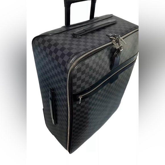 Louis Vuitton Business Pegase 65 Damier Graphite Suitcase Unisex Luggage Bag - Picture 9 of 16